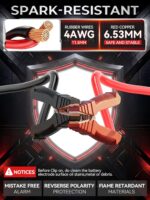 DM1264 Heavy Duty Jump Starter, 12V 30000A Peak, Lithium Battery Booster Pack, Portable Jump Starter for Heavy Vehicles, -40°F Instant Start, Suitable for Diesel and Gasoline Engines up to 50L, Semi Truck Class 8 - Image 5