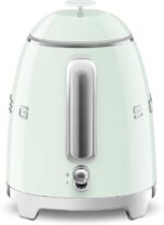 SMEG Mini 50's Retro Style 3 Cup Electric Kettle with Double Wall Anti Slip Base and Water Level Indicator (Pastel Green) - Image 3