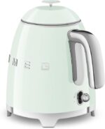 SMEG Mini 50's Retro Style 3 Cup Electric Kettle with Double Wall Anti Slip Base and Water Level Indicator (Pastel Green) - Image 4