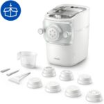 Philips 7000 Series Pasta Maker, ProExtrude Technology 150W, 8 discs, Perfect Mixing Technology, Prepare up to 8 Portions, HomeID App, White, (HR2660/03) - Image 3