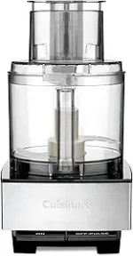 Cuisinart Food Processor, 14-Cup Vegetable Food Chopper for Mincing, Dicing, Shredding, Puree & Kneading Dough, 720-Watt Motor, Stainless Steel, DFP-14BCNY