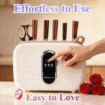 Charmline Smart Cutting Board and Knife Set with Holder, Self-Cleaning & Drying, Space-Saving Kitchen Organizer, Practical Gift for Mom, Housewarming, Birthday & Christmas - Image 2