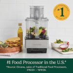 Cuisinart Food Processor, 14-Cup Vegetable Food Chopper for Mincing, Dicing, Shredding, Puree & Kneading Dough, 720-Watt Motor, Stainless Steel, DFP-14BCNY - Image 3
