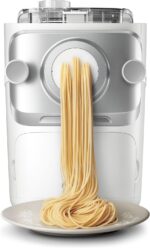 Philips 7000 Series Pasta Maker, ProExtrude Technology 150W, 8 discs, Perfect Mixing Technology, Prepare up to 8 Portions, HomeID App, White, (HR2660/03)