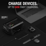 NOCO Boost+Air AX65: 2000A Jump Starter with Air Compressor Tire Inflator, Starts 8.0L Gas & 6.0L Diesel, 67 SLPM Airflow Inflates 0–40 PSI in 2 Minutes - Image 4