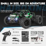 HAIBOXING 1:18 Scale All Terrain RC Car 18859, 36 KPH High Speed 4WD Electric Vehicle with 2.4 GHz Remote Control, 4X4 Waterproof Off-Road Truck with Two Rechargeable Batteries - Image 4