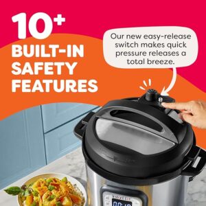 Instant Pot Duo 7-in-1 Electric Pressure Cooker, Slow Cooker, Rice Cooker, Steamer, Sauté, Yogurt Maker, Warmer & Sterilizer, Includes App with Over 800 Recipes, Stainless Steel, 6 Quart - Image 3