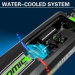 volantexrc Remote Control Boats for Pools and Lakes 20+MPH AtomicXS High Speed RC Boat for Adults Toy Boat Gifts with 2 Batteries & Reverse Function Black Color - Image 6