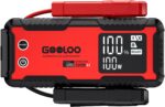 GOOLOO 6000A GT6000 Jump Starter 12V 100W Fast Charge Portable Power Bank for Gas & Diesel Engines up to 12L Safety LED Flashlight Smart Display - Image 2