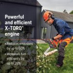 Husqvarna 130 Gas Powered Chainsaw, 38cc 2HP, 2-Cycle X-Torq Engine, 16 Inch Chainsaw with Automatic Oiler, for Wood Cutting and Tree Pruning - Image 2