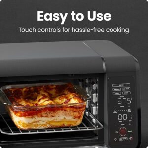 Chefman Air Fryer Toaster Oven Combo, Countertop Oven, Bake, Broil, Air Fry, Toast & Bagel Functions, 450°F Max Temperature, 4-Slice Capacity - Image 4