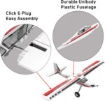 VOLANTEXRC Remote Control Airplane TrainStar Ascent Electric RC Trainer Aircraft, 1400 mm Wingspan & Plastic Unibody Fuselage PNP Versions - Image 7