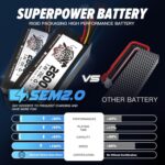 Hosim Brushless RC Car, 1:10 Scale, 68+ km/h High-Speed Remote Control Car for Adults and Boys, 4x4 All-Terrain Waterproof Off-Road Hobby-Grade Fast Racing Buggy Monster Truck Toy Gift - Image 6