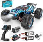 Hosim Brushless RC Car, 1:10 Scale, 68+ km/h High-Speed Remote Control Car for Adults and Boys, 4x4 All-Terrain Waterproof Off-Road Hobby-Grade Fast Racing Buggy Monster Truck Toy Gift