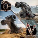 DEERC 9309E All-Terrain Fast RC Car for Adults, 40 km/h 4WD Electric Off-Road Remote Control Monster Truck, 2.4GHz High-Speed Waterproof Monster Trucks - Image 5