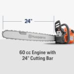 Husqvarna 460 Rancher Gas Powered Chainsaw, 60.3-cc 3.6-HP, 2-Cycle X-Torq Engine, 24 Inch Chainsaw with Automatic Adjustable Oil Pump, For Wood Cutting, Tree Trimming and Land Clearing - Image 7