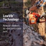 Husqvarna 460 Rancher Gas Powered Chainsaw, 60.3-cc 3.6-HP, 2-Cycle X-Torq Engine, 24 Inch Chainsaw with Automatic Adjustable Oil Pump, For Wood Cutting, Tree Trimming and Land Clearing - Image 5