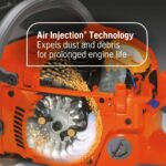 Husqvarna 460 Rancher Gas Powered Chainsaw, 60.3-cc 3.6-HP, 2-Cycle X-Torq Engine, 24 Inch Chainsaw with Automatic Adjustable Oil Pump, For Wood Cutting, Tree Trimming and Land Clearing - Image 3