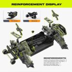 AMORIL 1/10 RTR Brushless Fast RC Car for Adults, Max 50 mph Hobby Electric Off-Road Monster Truck, Waterproof High-Speed 4WD Remote Control Car with 3S LiPo, Green - Image 2