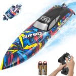 volantexrc Brushless RC Boat Vector90, High Speed Remote Control Boat, Remote Control Fast Racing RC Boat for Adults