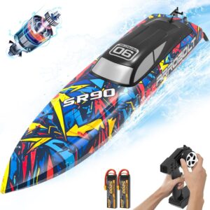 volantexrc Brushless RC Boat Vector90, High Speed Remote Control Boat, Remote Control Fast Racing RC Boat for Adults