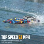volantexrc Brushless RC Boat Vector90, High Speed Remote Control Boat, Remote Control Fast Racing RC Boat for Adults - Image 6