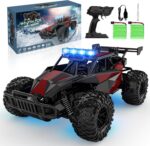 BLUEJAY Remote Control Car, 2.4GHz High-Speed 33 km/h RC Car Toy, 1:12 Monster RC Truck Off-Road with LED Headlights and Rechargeable Battery, Gift for Adults and Boys Ages 8–12