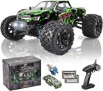 TENSSENX 1:18 Scale All-Terrain RC Car, 40 km/h High-Speed 4WD Remote Control Car with 2 Rechargeable Batteries, 4x4 Off-Road Monster Truck, 2.4GHz Electric Vehicle Toy Gift for Kids and Adults - Image 2