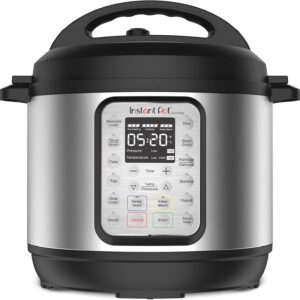 Instant Pot Duo Plus 9-in-1 Multicooker, Pressure Cooker, Slow Cook, Rice Maker, Steamer, Sauté, Yogurt Maker, Warmer & Sterilizer, Includes App with Over 800 Recipes, Stainless Steel, 6 Quarts