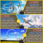 LEAMBE Brushless 4 Channel RC Plane, Ready to Fly Aerobatic Aircraft, Easy Control for Beginners, P51 Mustang RC Airplane for Adults Green - Image 3