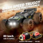 1/14 Brushless RC Car for Adults, Fast 50+ mph, 4x4 Off-Road Waterproof RC Truck, Electric High-Speed Remote Control Car, Extreme All-Terrain RC Truggys - Image 3