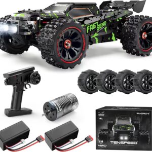 1/14 Brushless RC Car for Adults, Fast 50+ mph, 4x4 Off-Road Waterproof RC Truck, Electric High-Speed Remote Control Car, Extreme All-Terrain RC Truggys