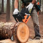 VEVOR 20 Inch 62CC Gas Powered Chainsaw, 3.8 HP 2-Stroke Engine Gas Chainsaw with Non-Slip Handle, Dual Fuel Tanks, for Wood Cutting, Tree Trimming, and Land Clearing - Image 2