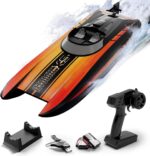volantexrc Remote Control Boats for Pools and Lakes 30+MPH AtomicXS High Speed RC Boat for Adults Gifts with 2 Batteries & Reverse Function. Orange new