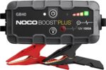 NOCO Boost GB40 1000A UltraSafe Jump Starter 12V Lithium Portable Car Battery Booster Power Bank LED Flashlight for 6.0L Gas and 3.0L Diesel Engines Safety Technology