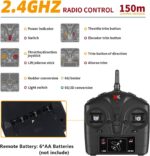 CKYSCHN WLtoys XK A280 RC Airplane, P51 Mustang 4 Channel RC Plane with Lights, 6G/3D Brushless RC Planes, 2.4G Remote Control Airplane, Hobby RC Planes Gifts for Adults - Image 3