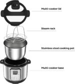Instant Pot Duo Plus 9-in-1 Electric Pressure Cooker, Slow Cooker, Rice Cooker, Steamer, Sauté, Yogurt Maker, Warmer & Sterilizer, Includes App With Over 800 Recipes, Stainless Steel, 3 Quart - Image 2