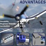 LEAMBE 4 Channel RC Plane - Ready to Fly Aerobatic Aircraft, Easy Control for Beginners, F4U Corsair RC Airplane Best Gift for Adults - Image 3
