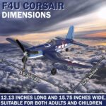 LEAMBE 4 Channel RC Plane - Ready to Fly Aerobatic Aircraft, Easy Control for Beginners, F4U Corsair RC Airplane Best Gift for Adults - Image 2